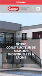 Mobile Screenshot of maisons-contoz.fr